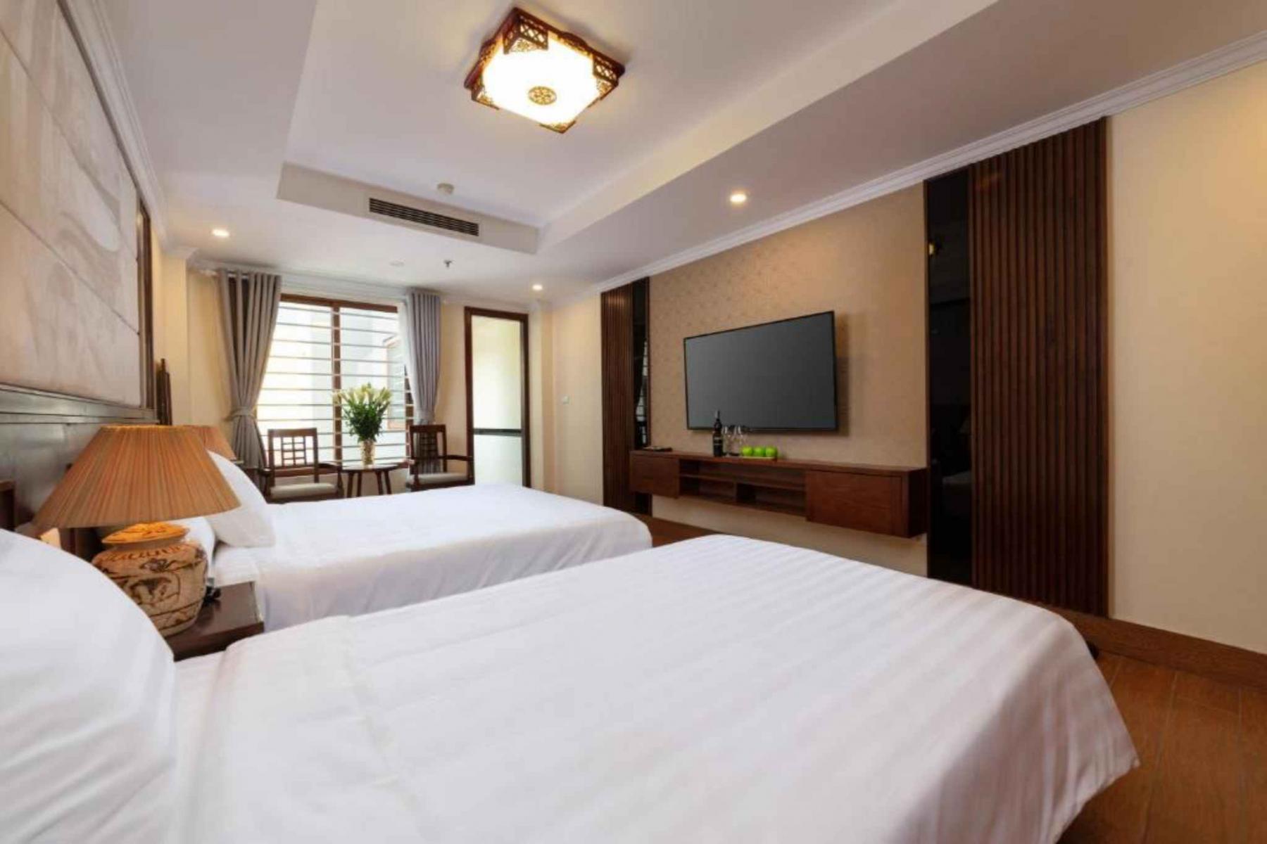 Thiết kế phòng ngủ tại The West Hotel & Spa 